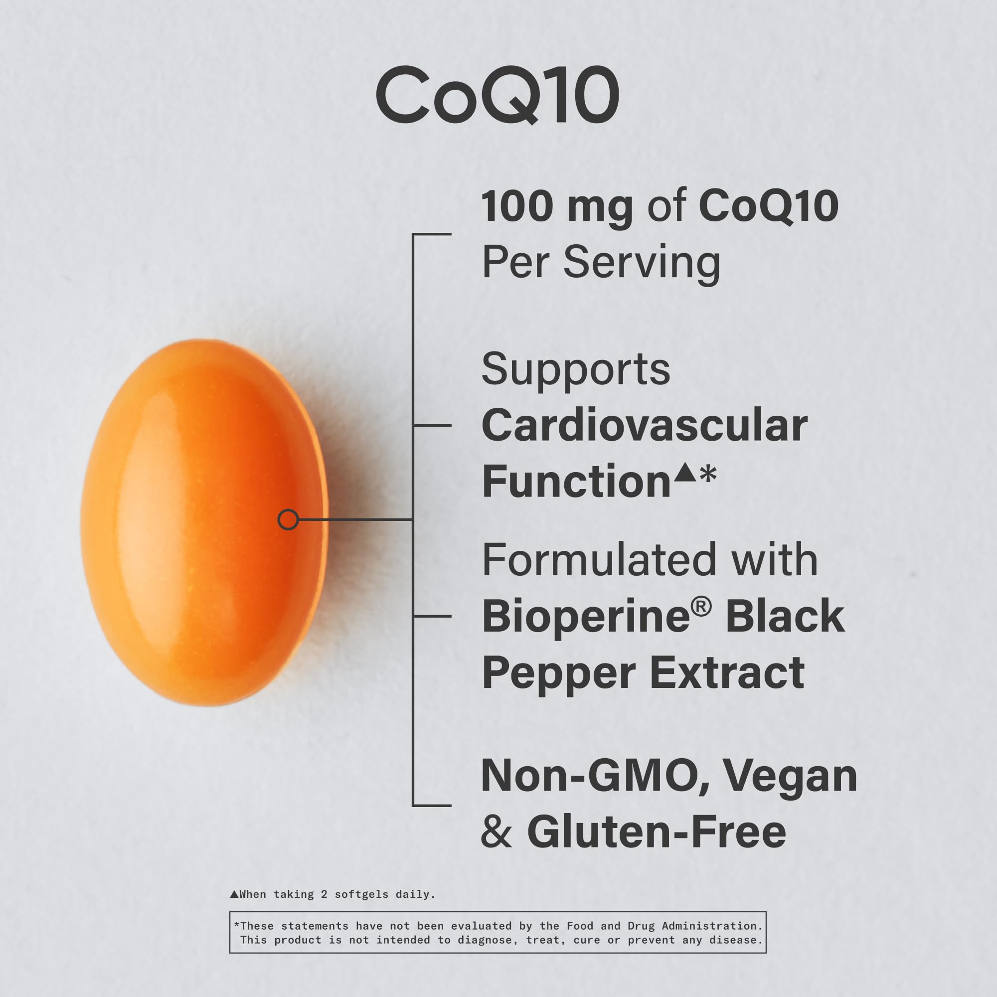 Sports Research CoQ10 Softgels with Coconut Oil & Bioperine

