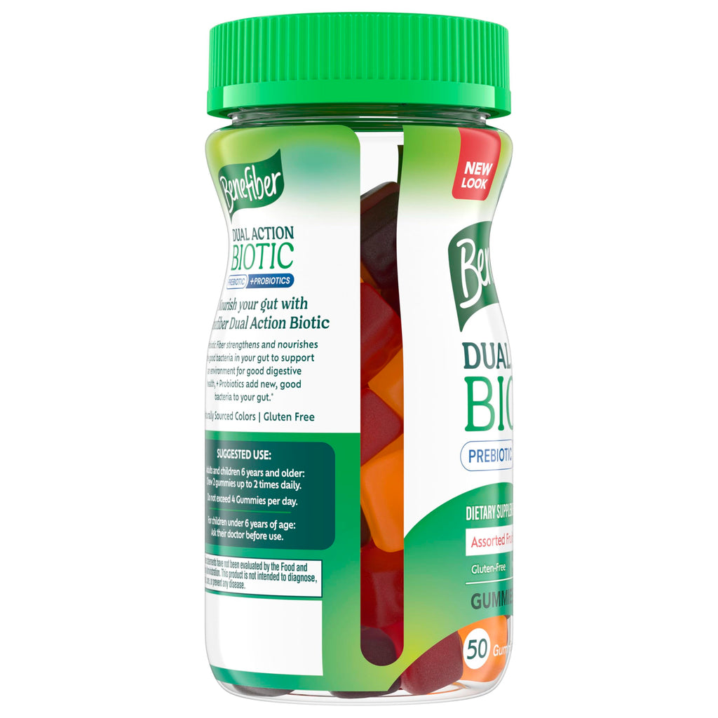 Benefiber Prebiotic Fiber Gummies with Probiotics

