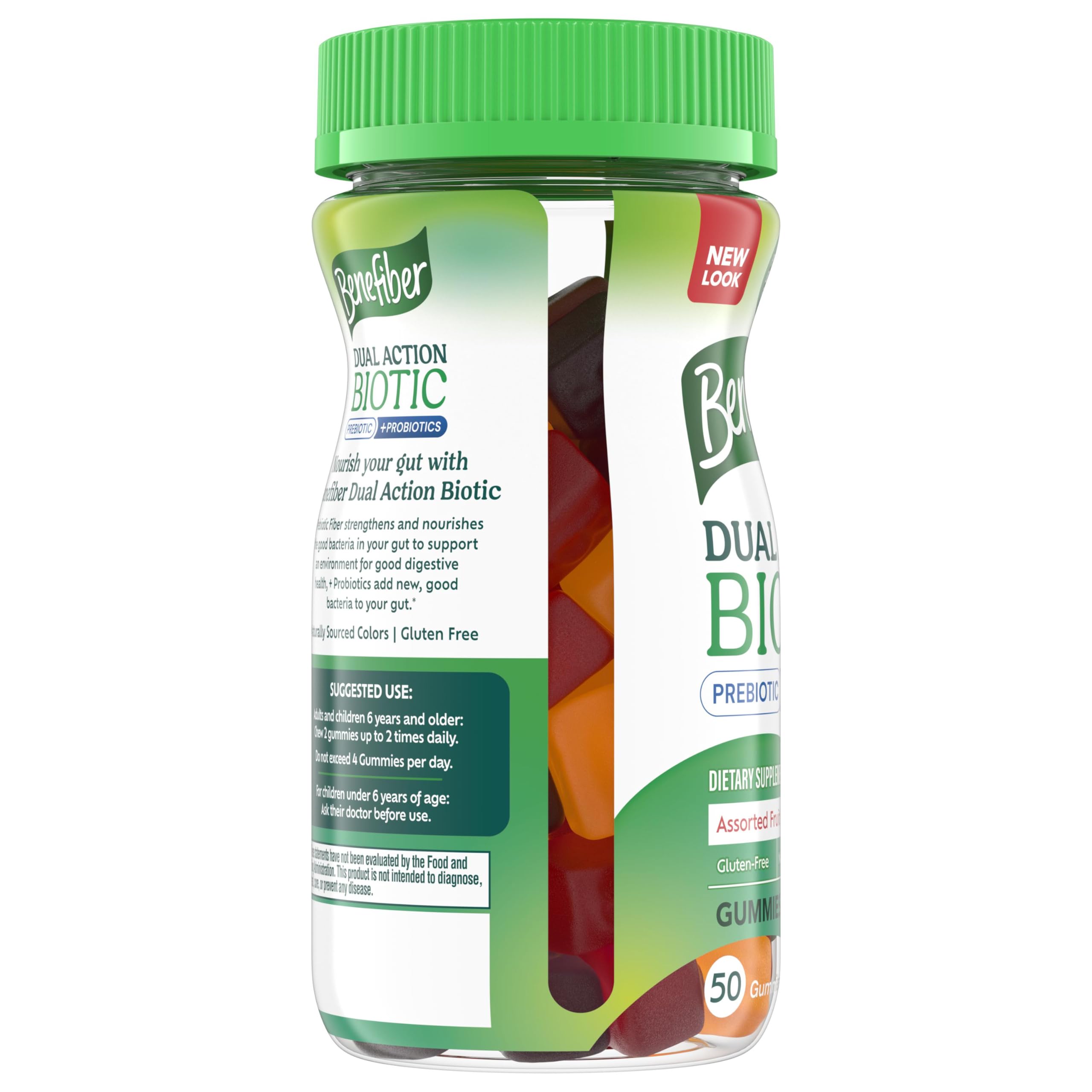Benefiber Prebiotic Fiber Gummies with Probiotics

