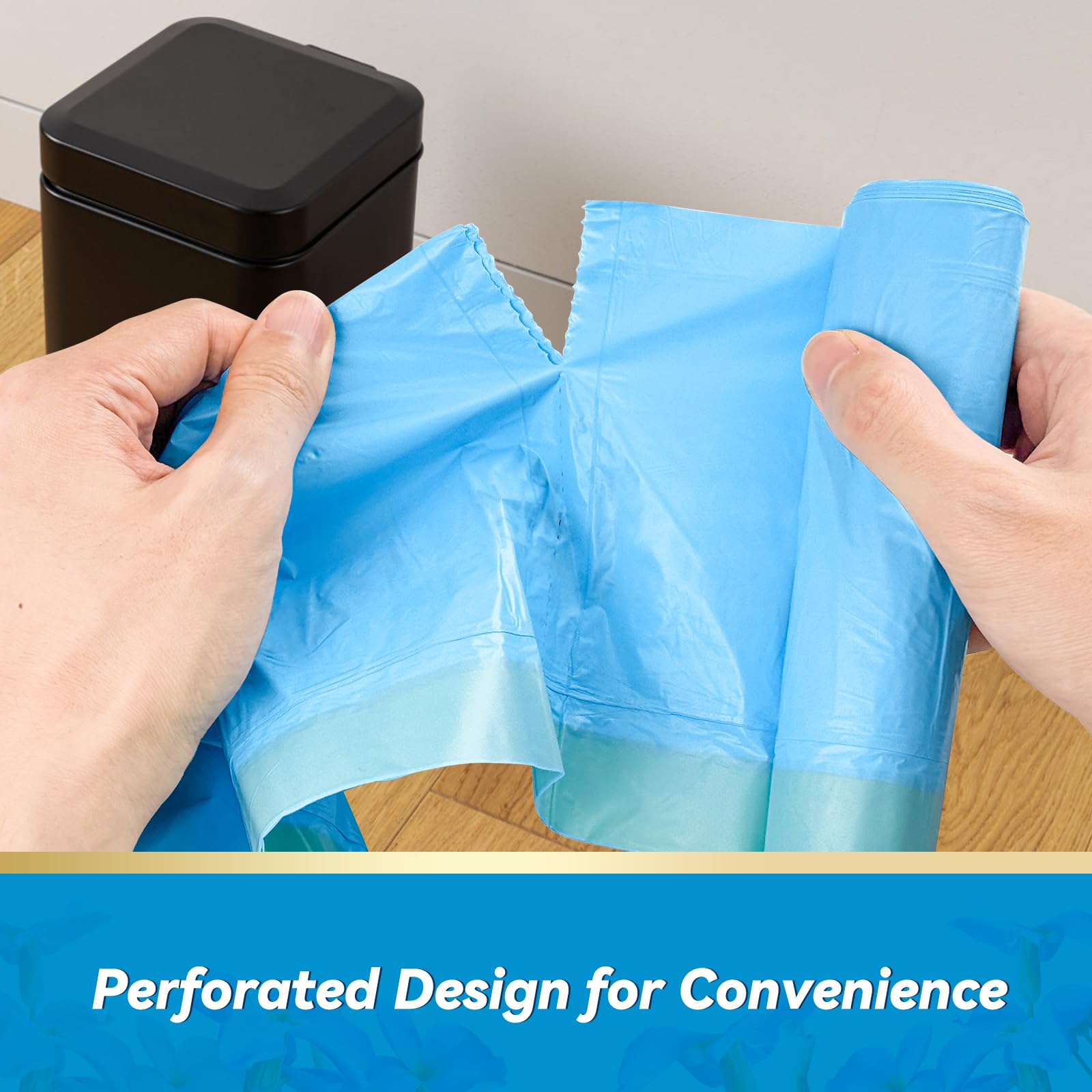 Trash Bags Tear-Resistant and Leak-Proof for Home & Office

