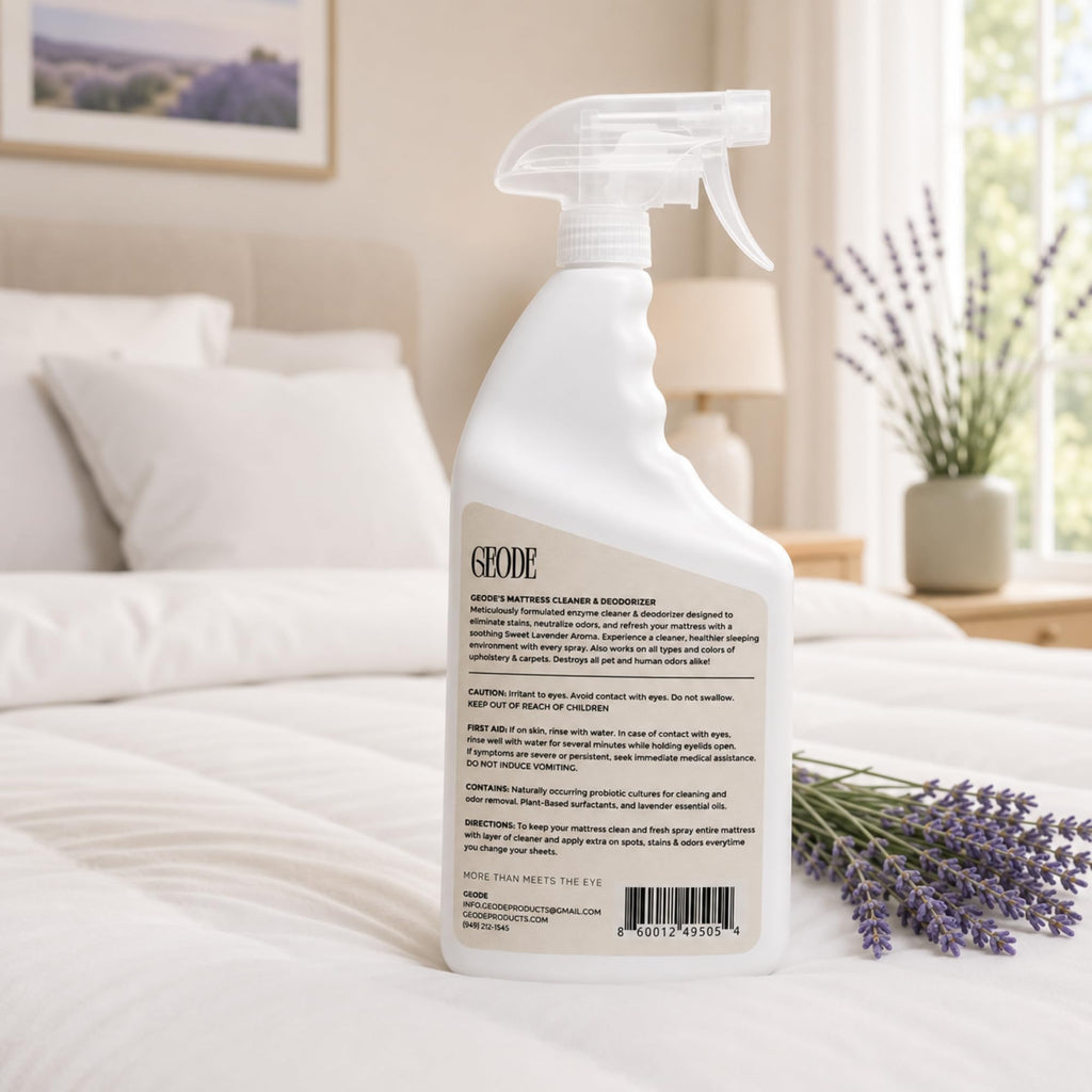 Geode Mattress Cleaner & Deodorizer – Enzyme Stain Removal

