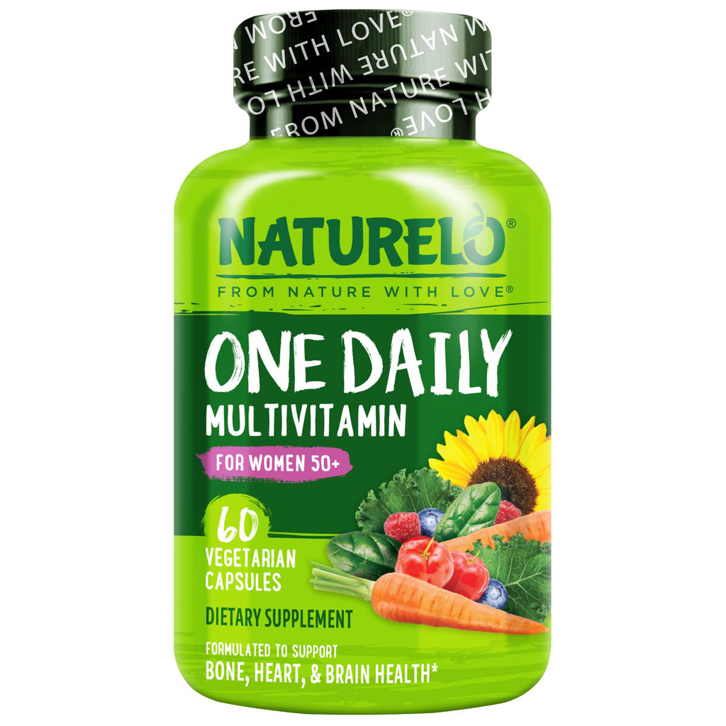 Naturelo One Daily Multivitamin for Women 50+ – Iron Free

