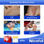 Niceful Silicone Foam Dressing with Border | Wound Care

