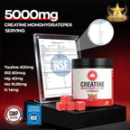 Creatine Gummies – NSF Certified, 6-in-1 Formula

