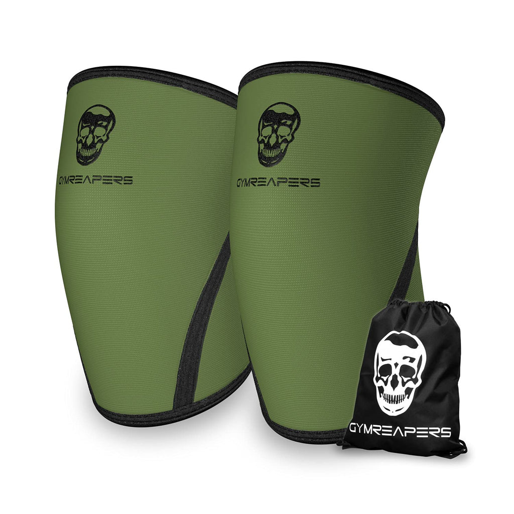 Gymreapers Knee Sleeves 7mm Neoprene IPF Approved with Gym Bag