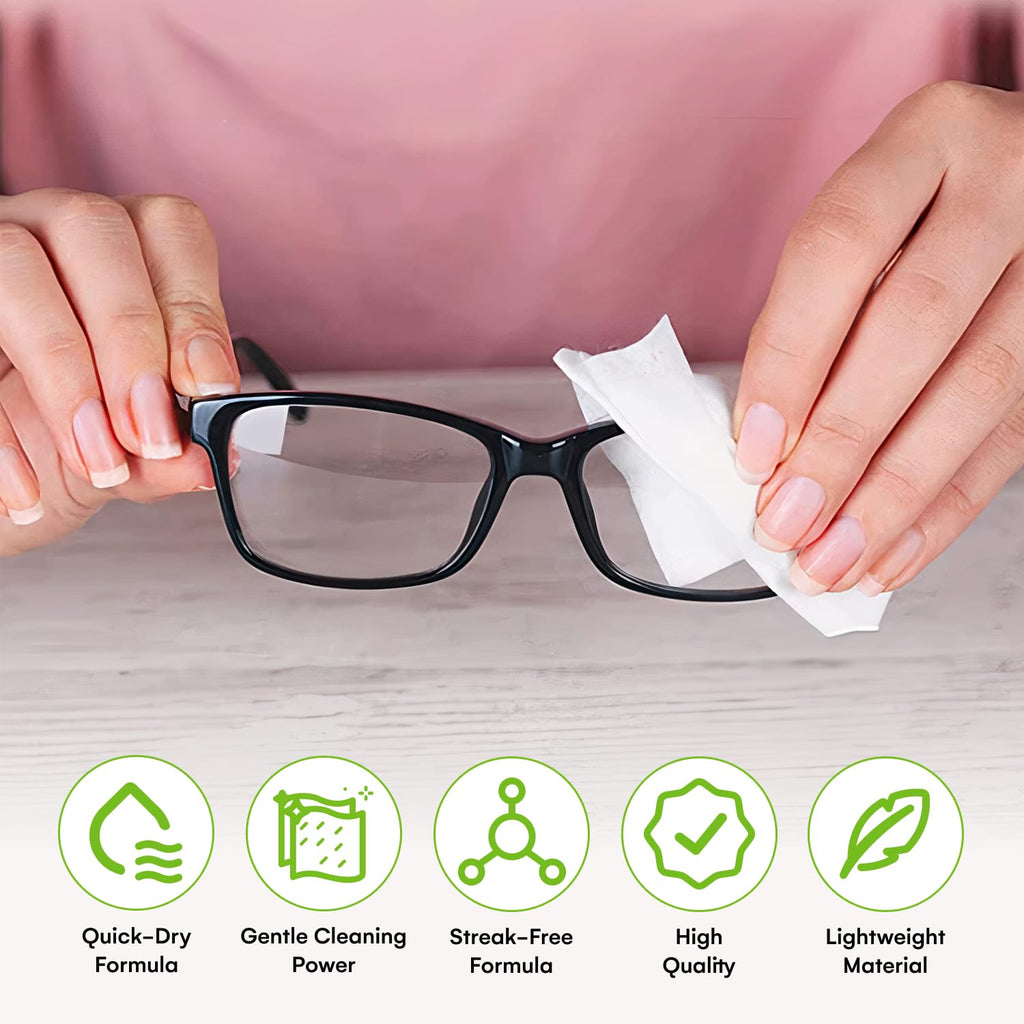 Care Touch Lens Wipes for Eyeglasses – Pre-moistened

