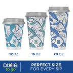 Paper Coffee Cups Dixie To Go - Insulated Non-Slip Grip

