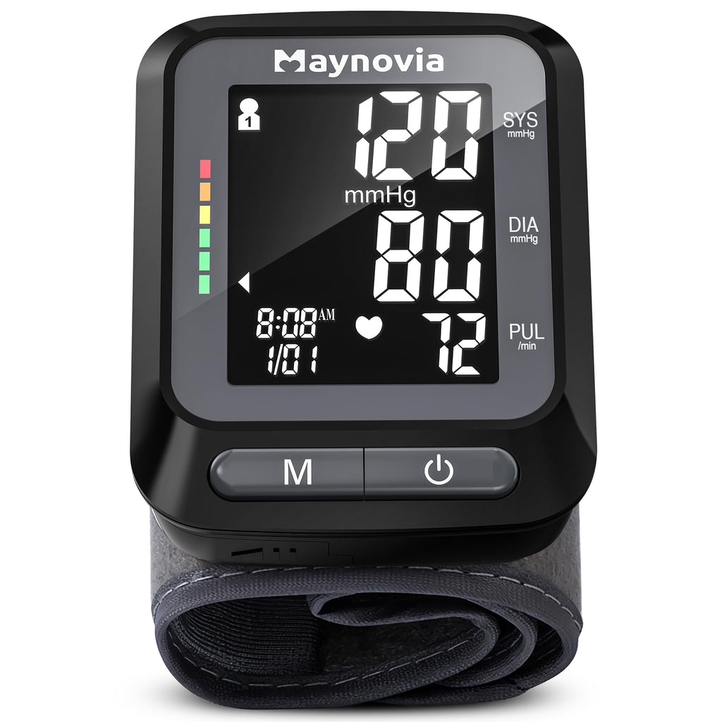 Wrist Blood Pressure Monitor - Automatic with Backlit Display

