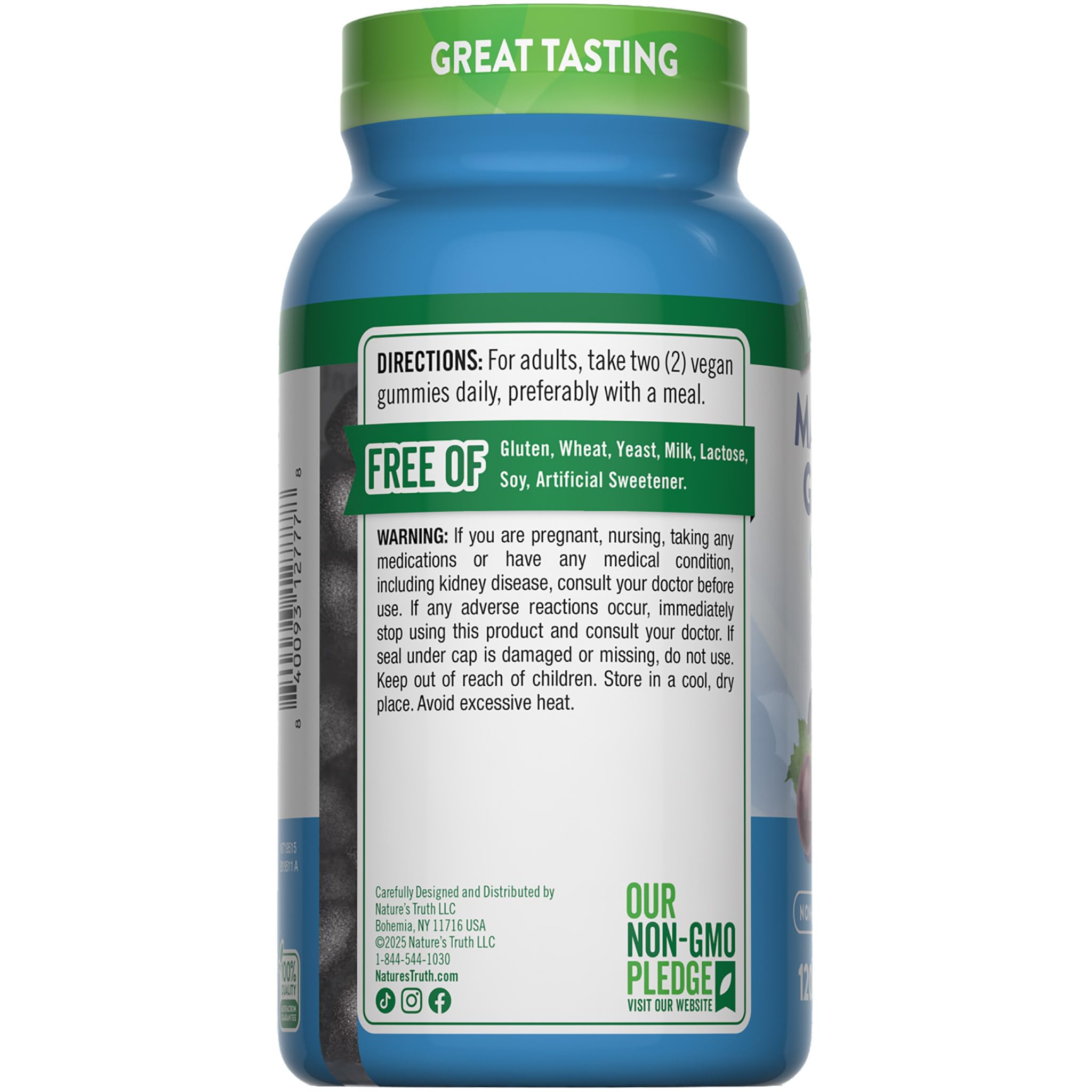 Nature's Truth Magnesium Glycinate Gummies for Adults

