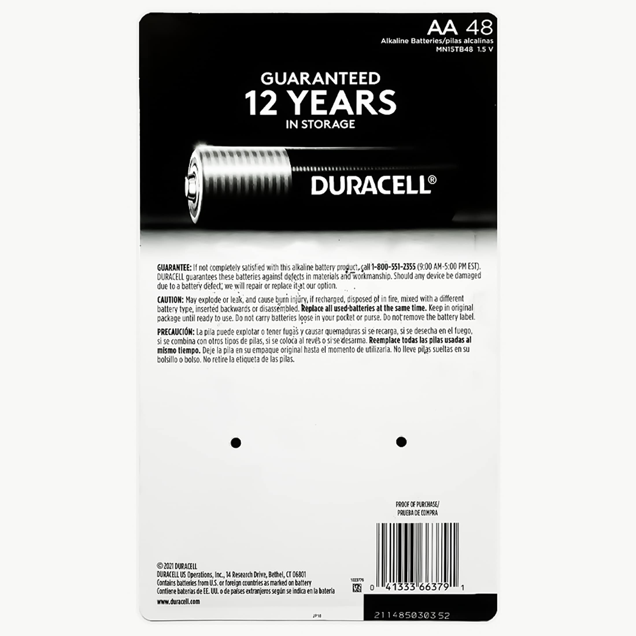 Duracell Coppertop Alkaline Battery 1.5V | Reliable Power

