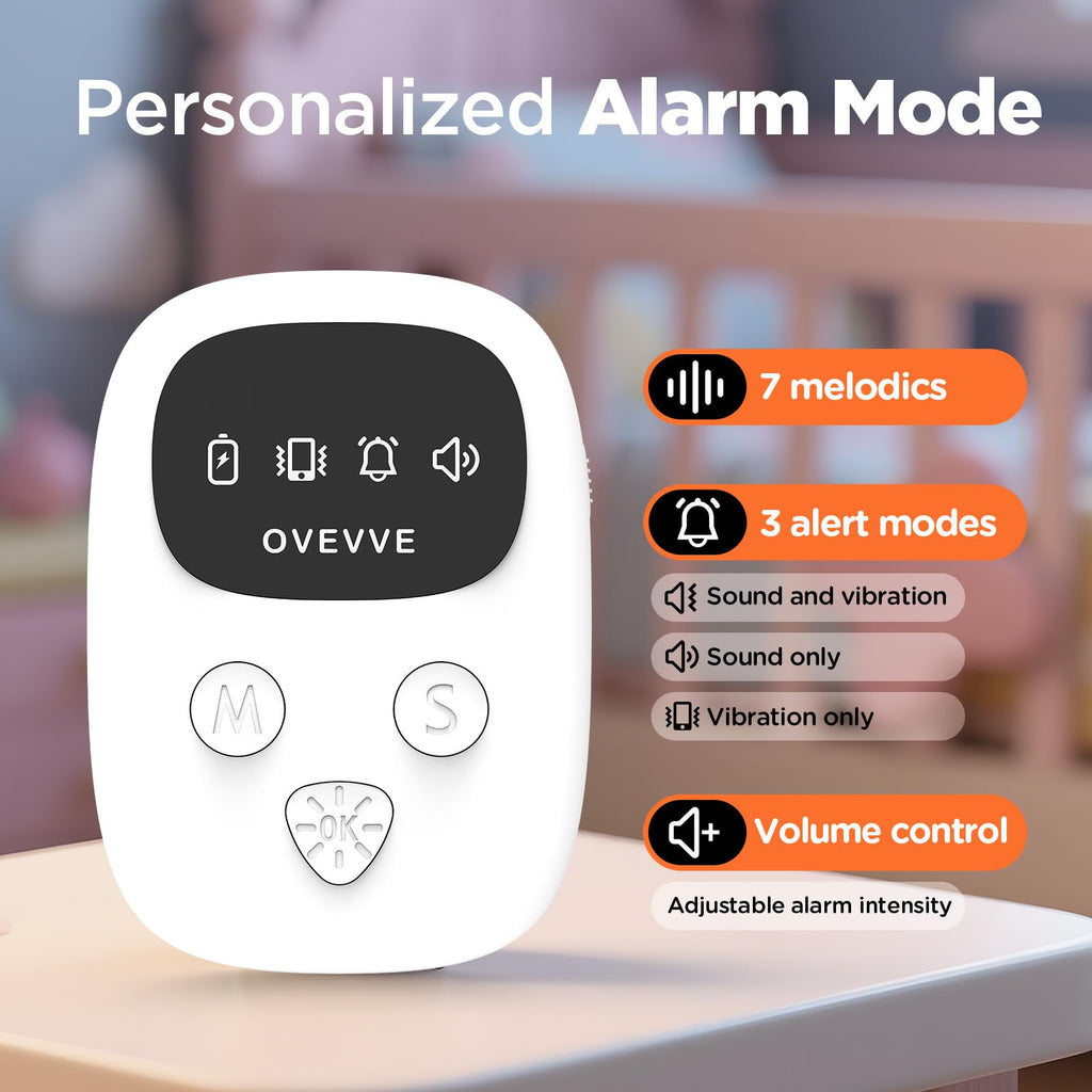 Wireless Bedwetting Alarm for Kids - 7 Melodies

