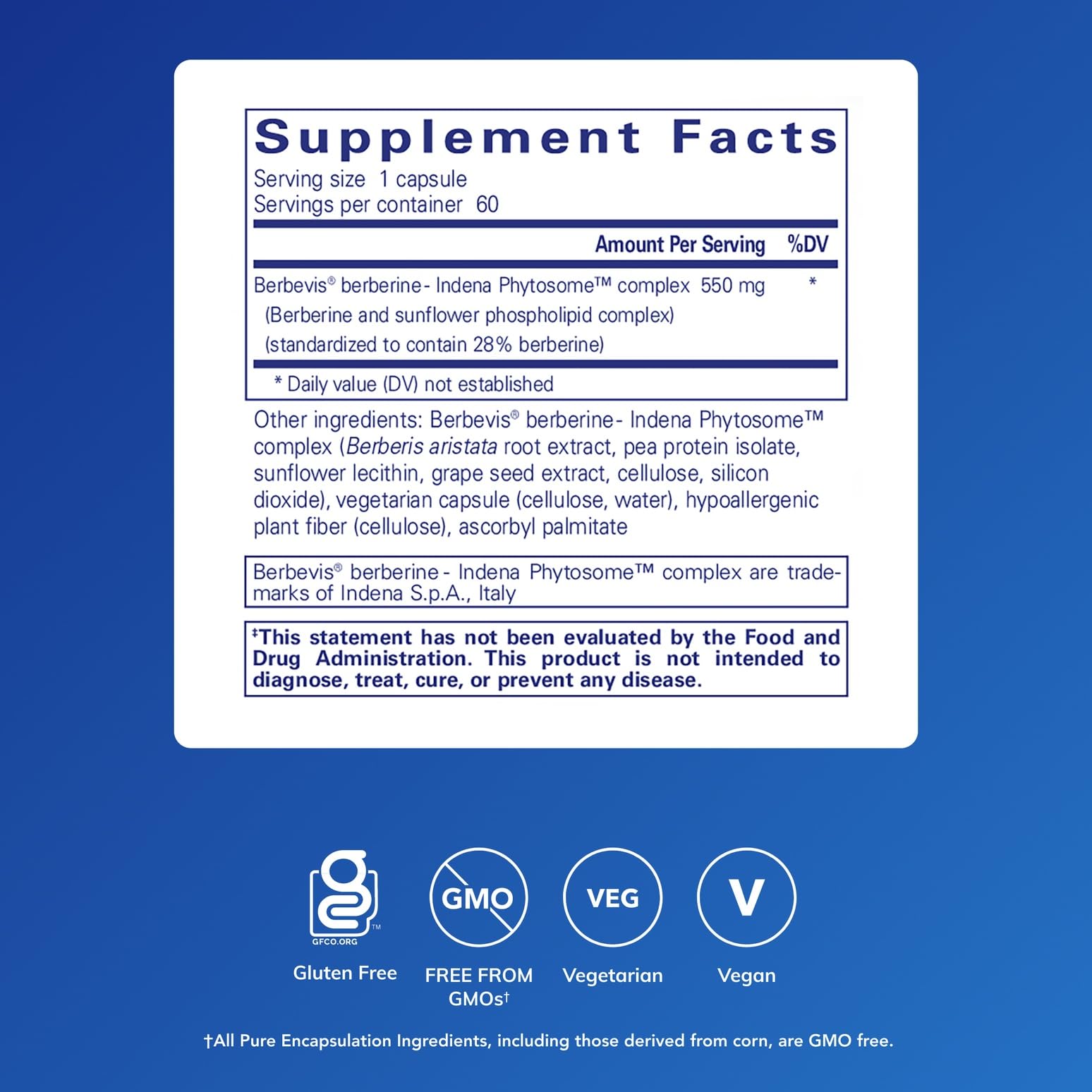 Pure Encapsulations Berberine UltraSorb Phytosome


