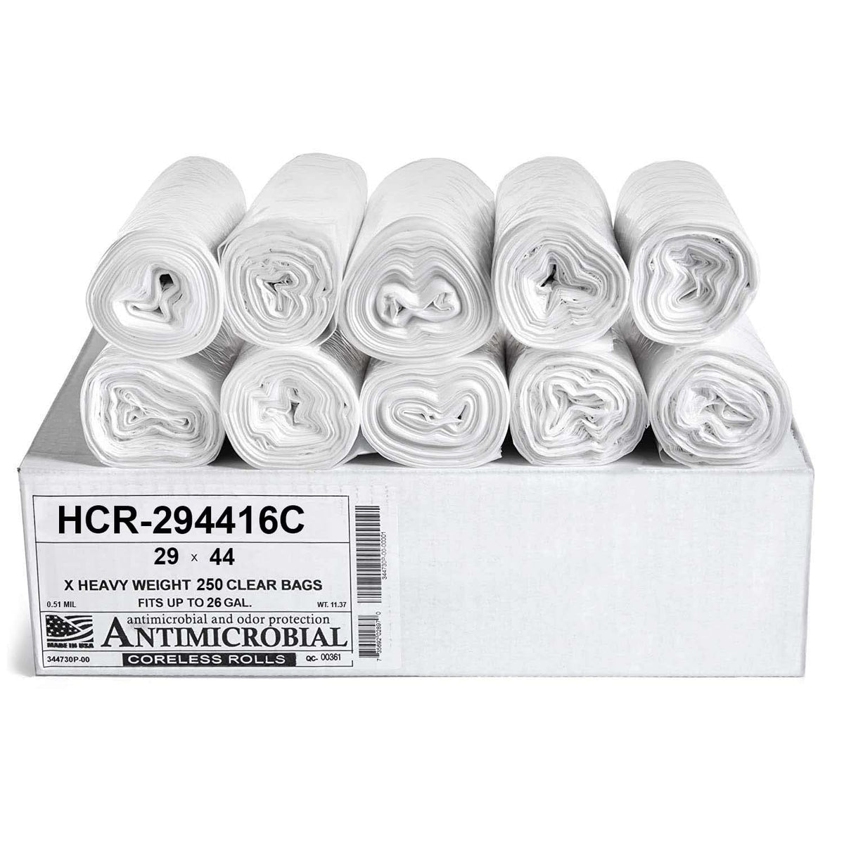 Aluf Plastics High Density Trash Bags - Heavy-Duty