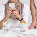 Lamosi Disposable Paper Cups for Hot or Cold Drinks

