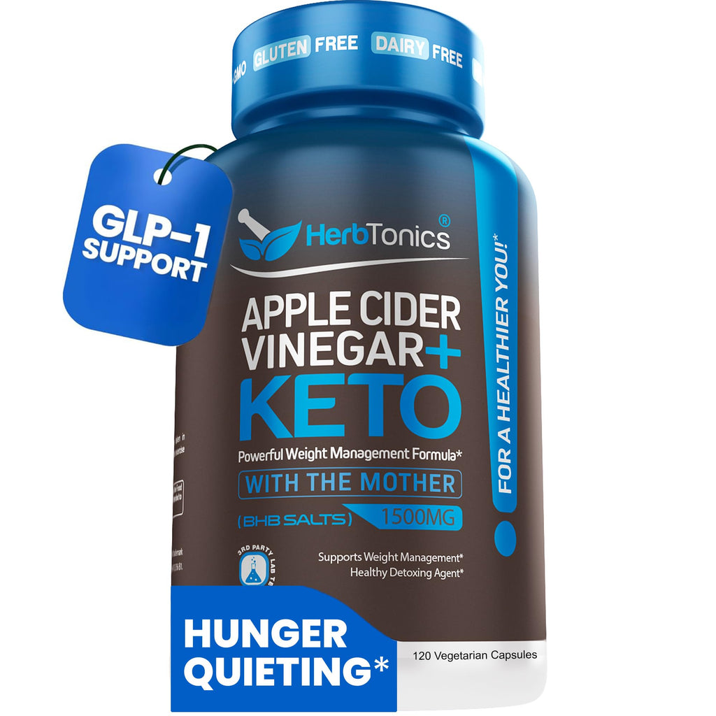 Herbtonics Apple Cider Vinegar Keto BHB Capsules | Appetite

