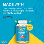 Qunol Fish Oil Omega-3 Softgels for Heart Health

