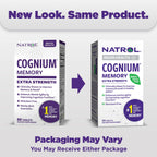 Natrol Cognium Memory Extra Strength Brain Health Supplement

