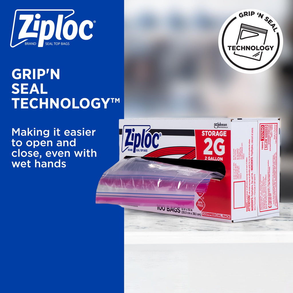 SC Johnson Ziploc Brand Food Storage Bags – Resealable

