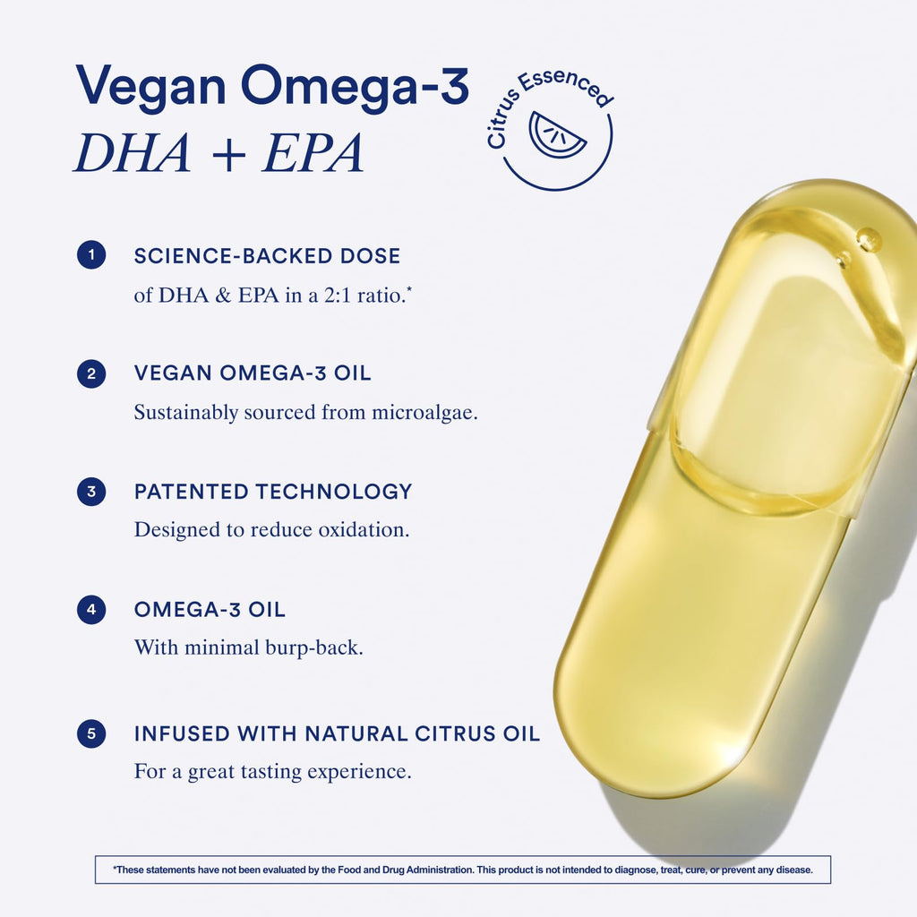 Ritual Vegan Omega-3 from Algae | DHA & EPA Support

