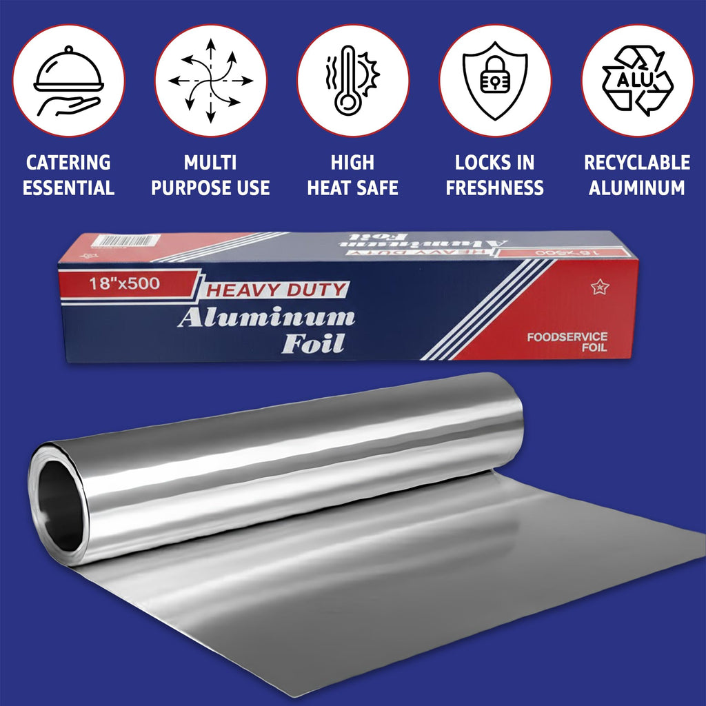 Commercial Aluminum Foil Roll – Food Safe & Durable

