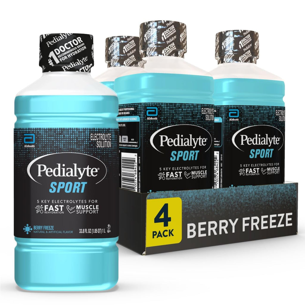 Pedialyte Sport Electrolyte Drink for Fast Hydration and Muscle Support