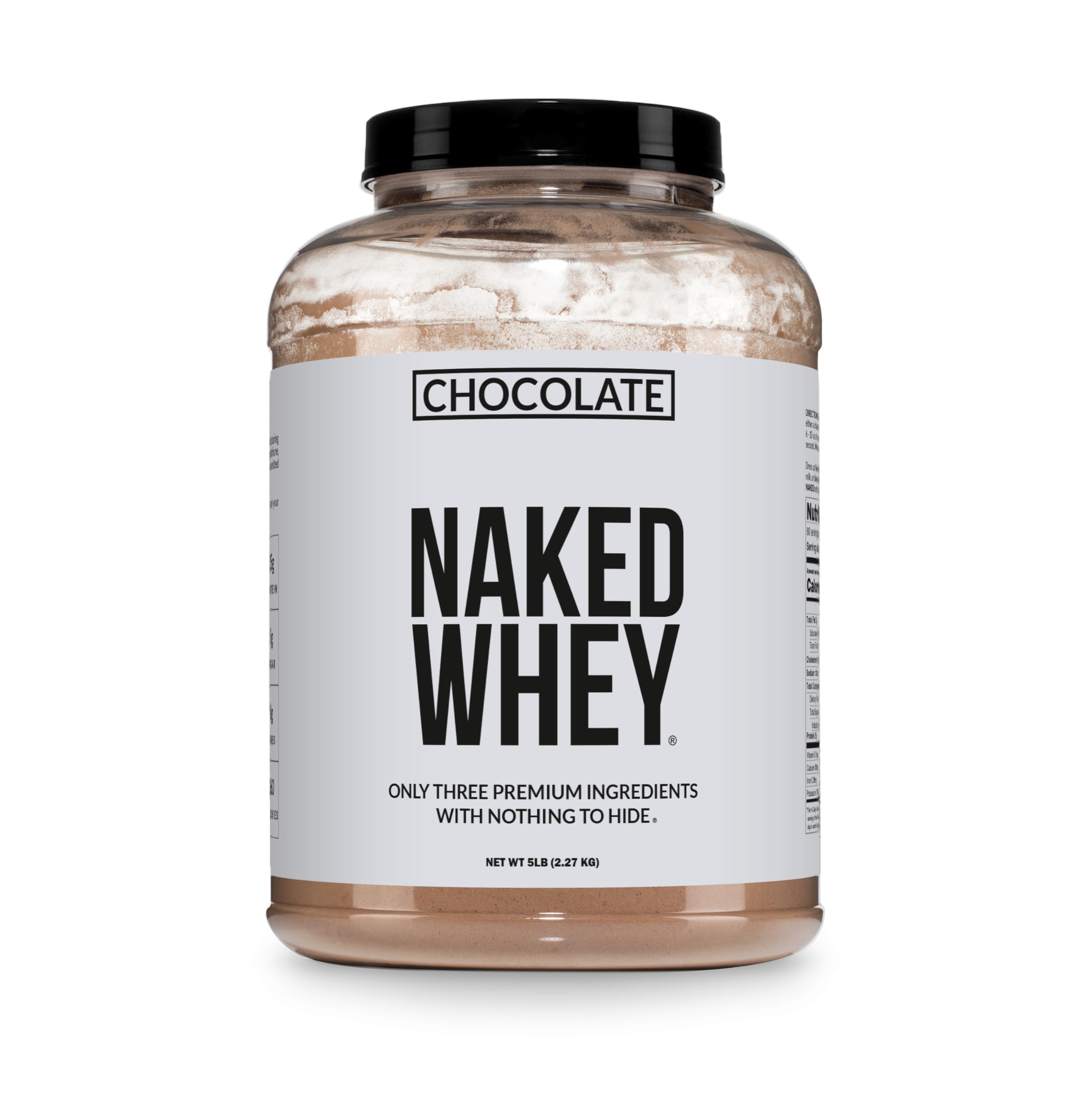 NAKED Whey Protein Powder - Grass-Fed, Non-GMO, Gluten-Free