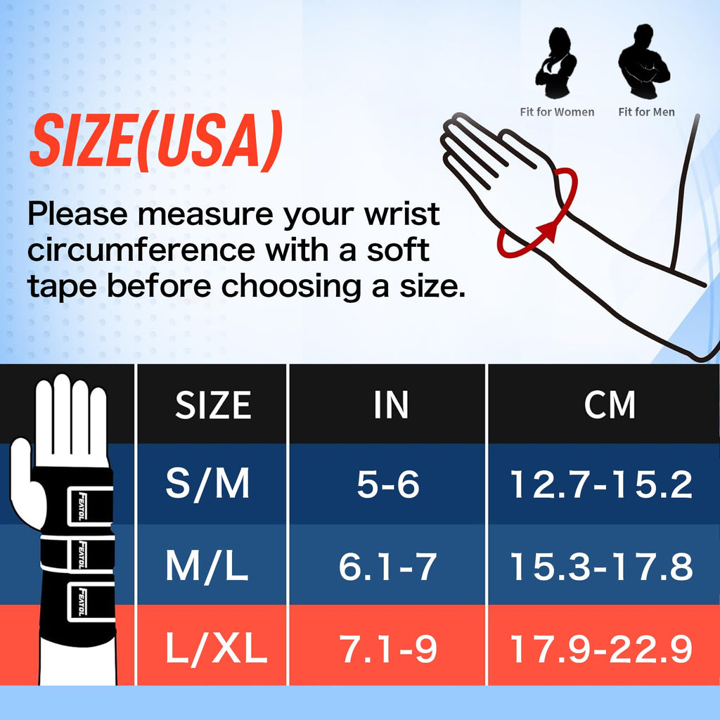 FEATOL Thumb Spica Splint for Carpal Tunnel & De Quervain

