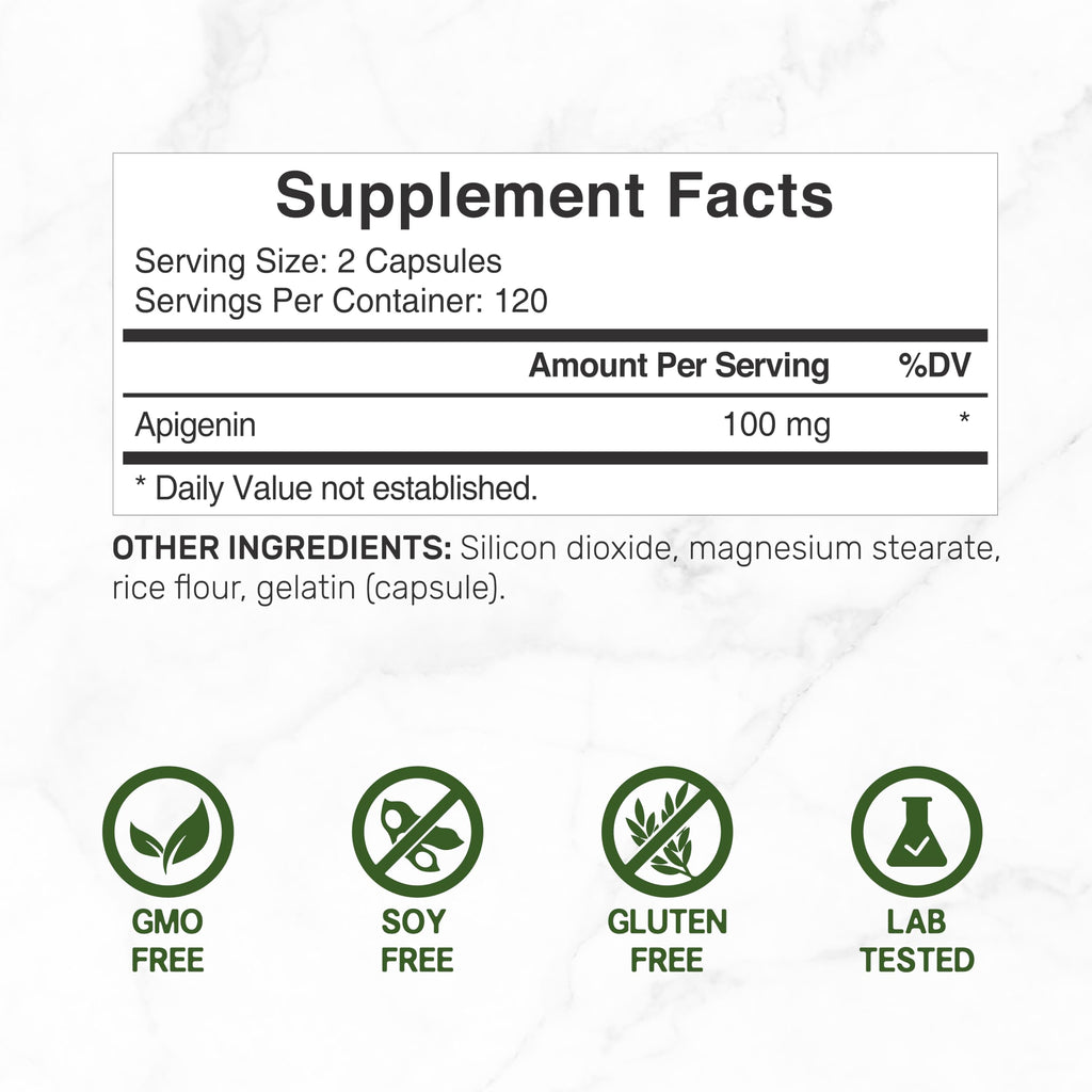 Apigenin Chamomile Extract Sleep Support | Deal Supplement


