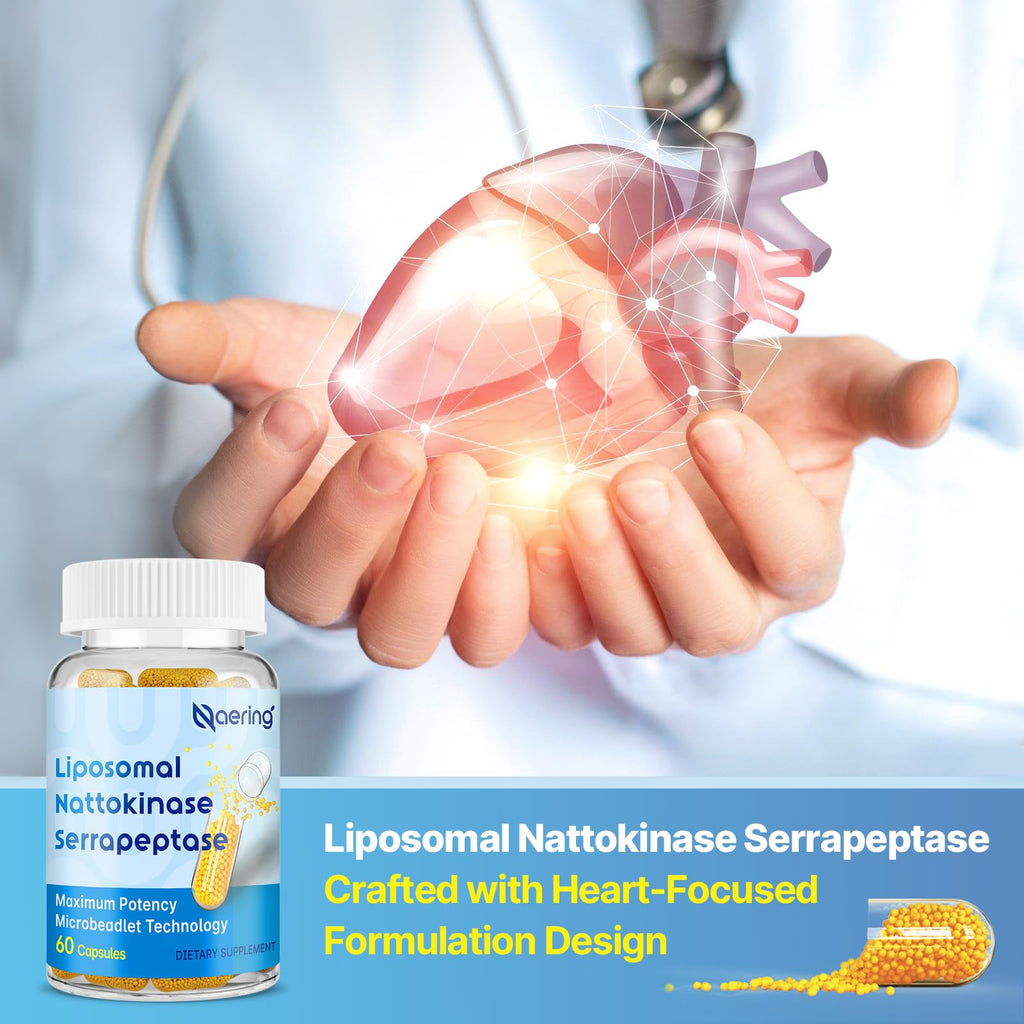 Liposomal Nattokinase & Serrapeptase Enzyme Supplement


