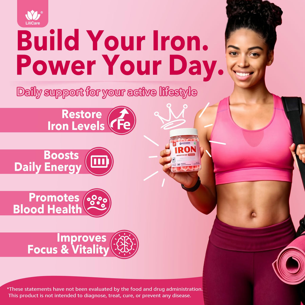 Iron Gummies for Women with Vitamin C

