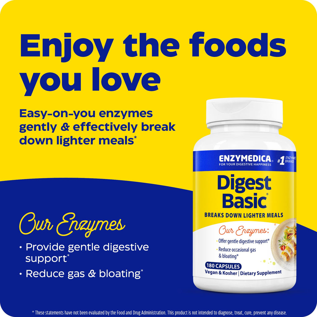 Enzymedica Digest Basic Digestive Enzyme Supplement - Vegan

