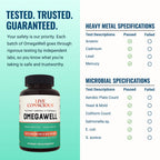 Live Conscious OmegaWell Omega-3 Fish Oil Softgels

