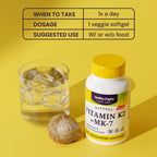 Healthy Origins Vitamin K2 MK-7 for Bone and Heart Health

