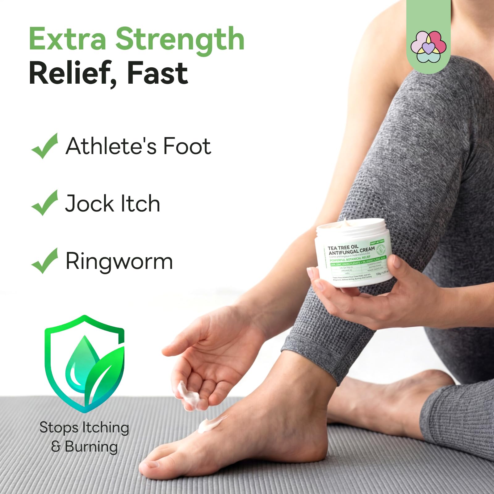 SAVILAND Antifungal Cream Maximum Strength Tea Tree Oregano


