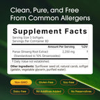NatureBell Panax Ginseng Softgels Energy & Immune Support

