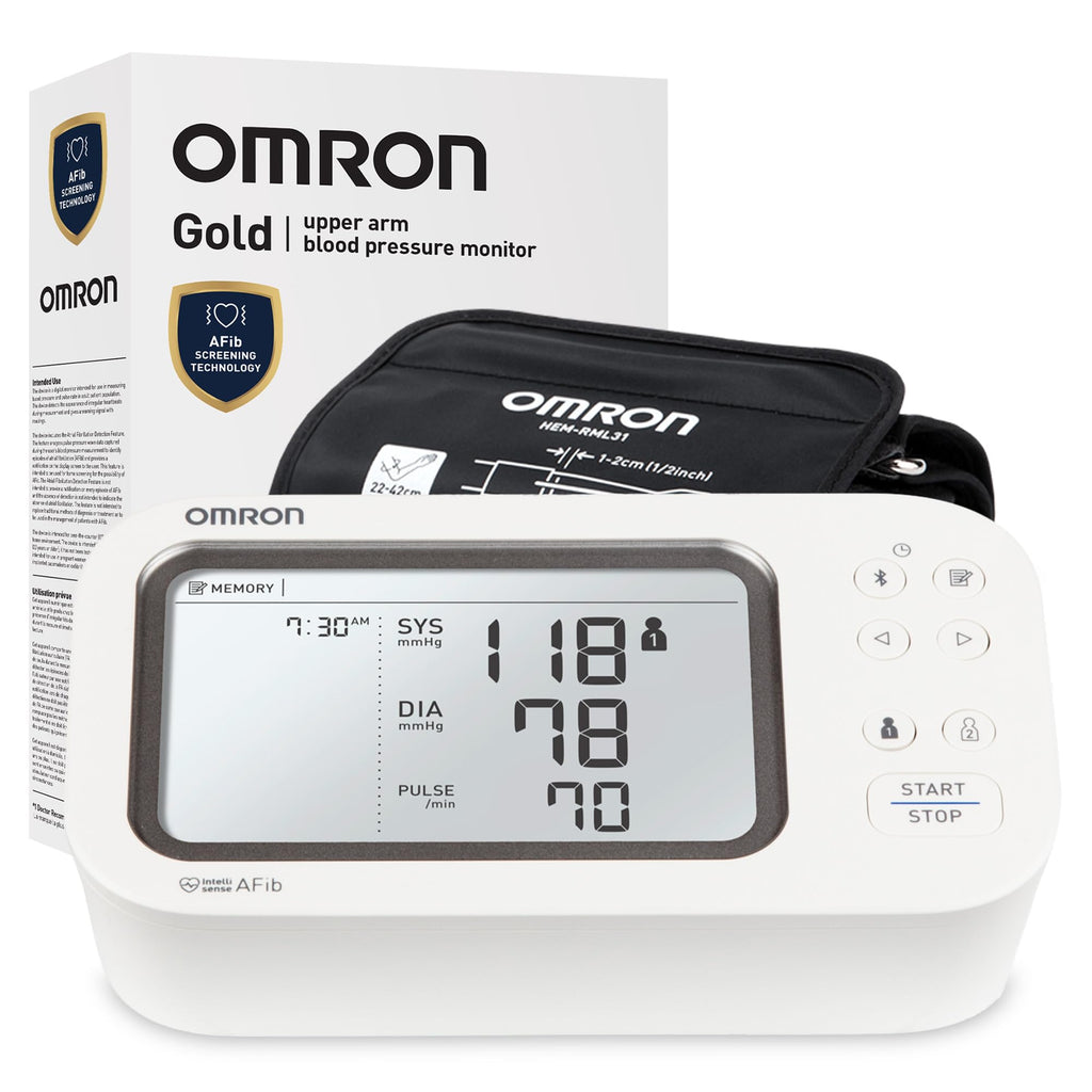 OMRON Blood Pressure Monitor with AFib Detection

