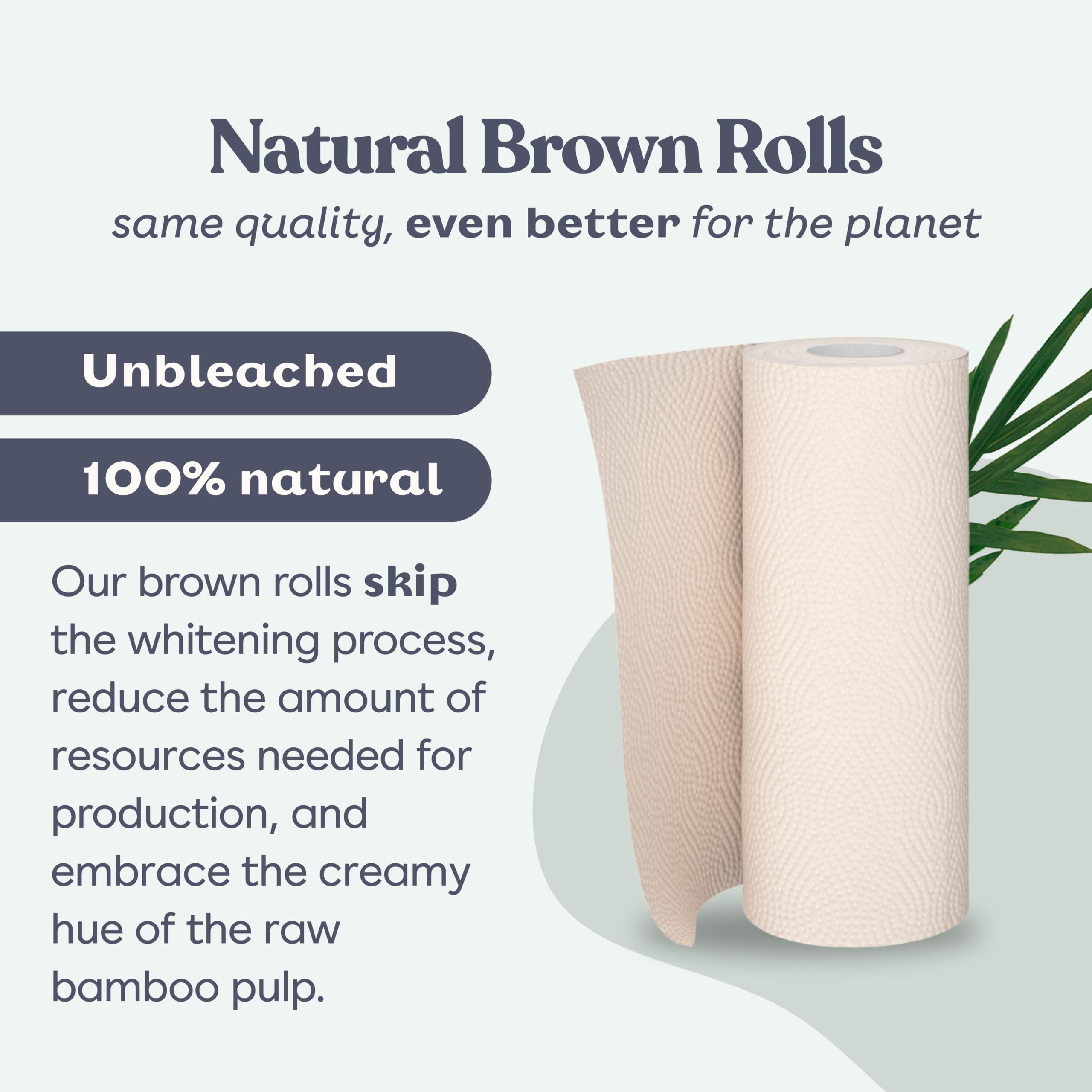 Bamboo Paper Towels by Betterway – Tree-Free & Compostable


