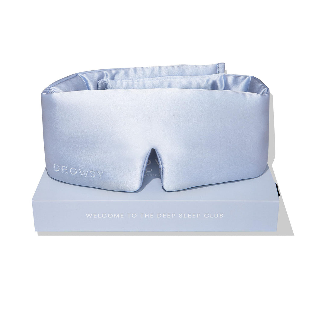 DROWSY Silk Sleep Mask - Face-hugging, padded cocoon in pure Mulberry silk