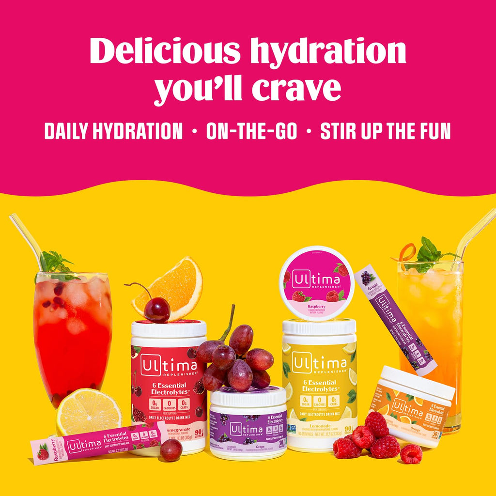 Ultima Replenisher Daily Electrolyte Powder | Zero Sugar


