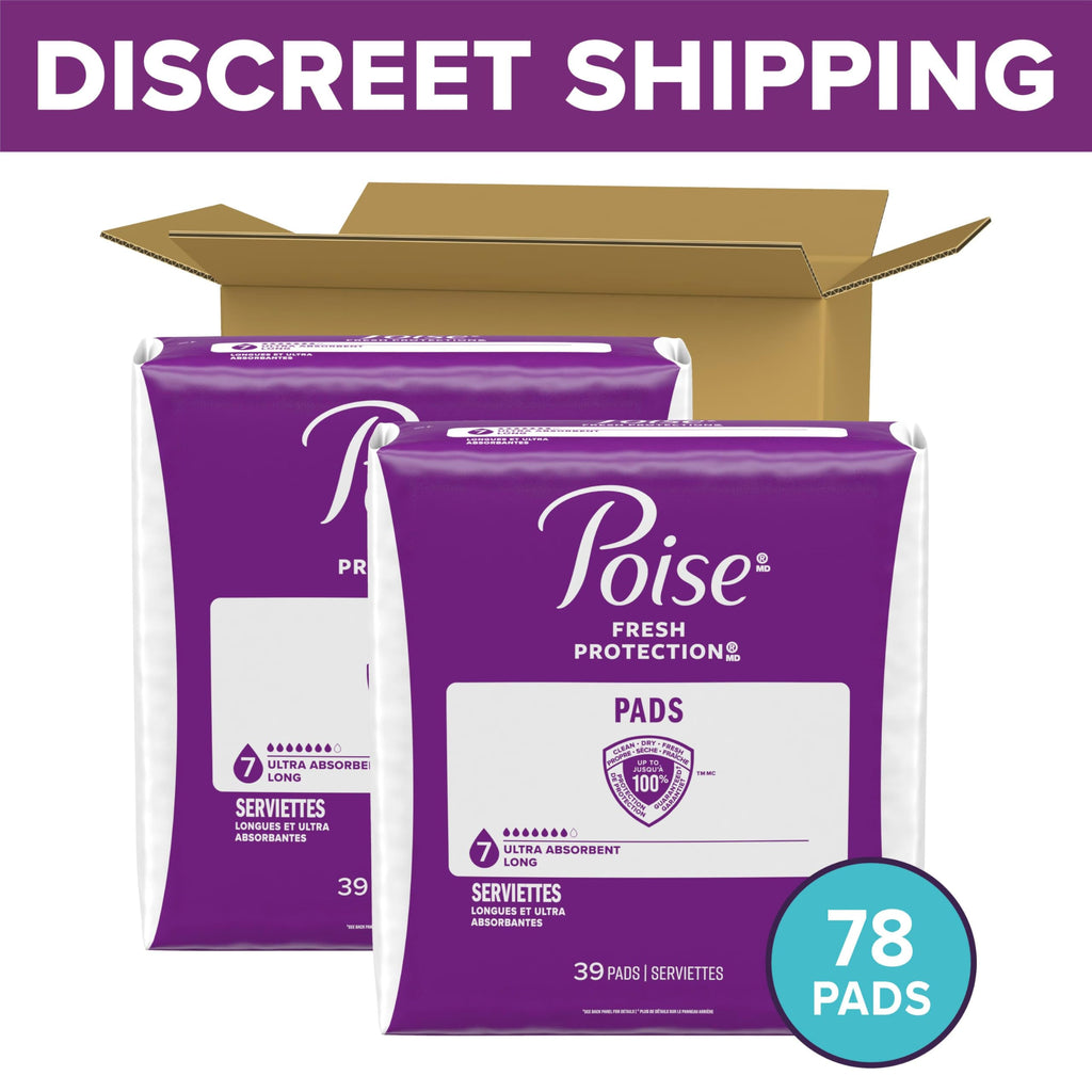 Poise Incontinence Pads for Bladder Leaks | Absorbent Protection

