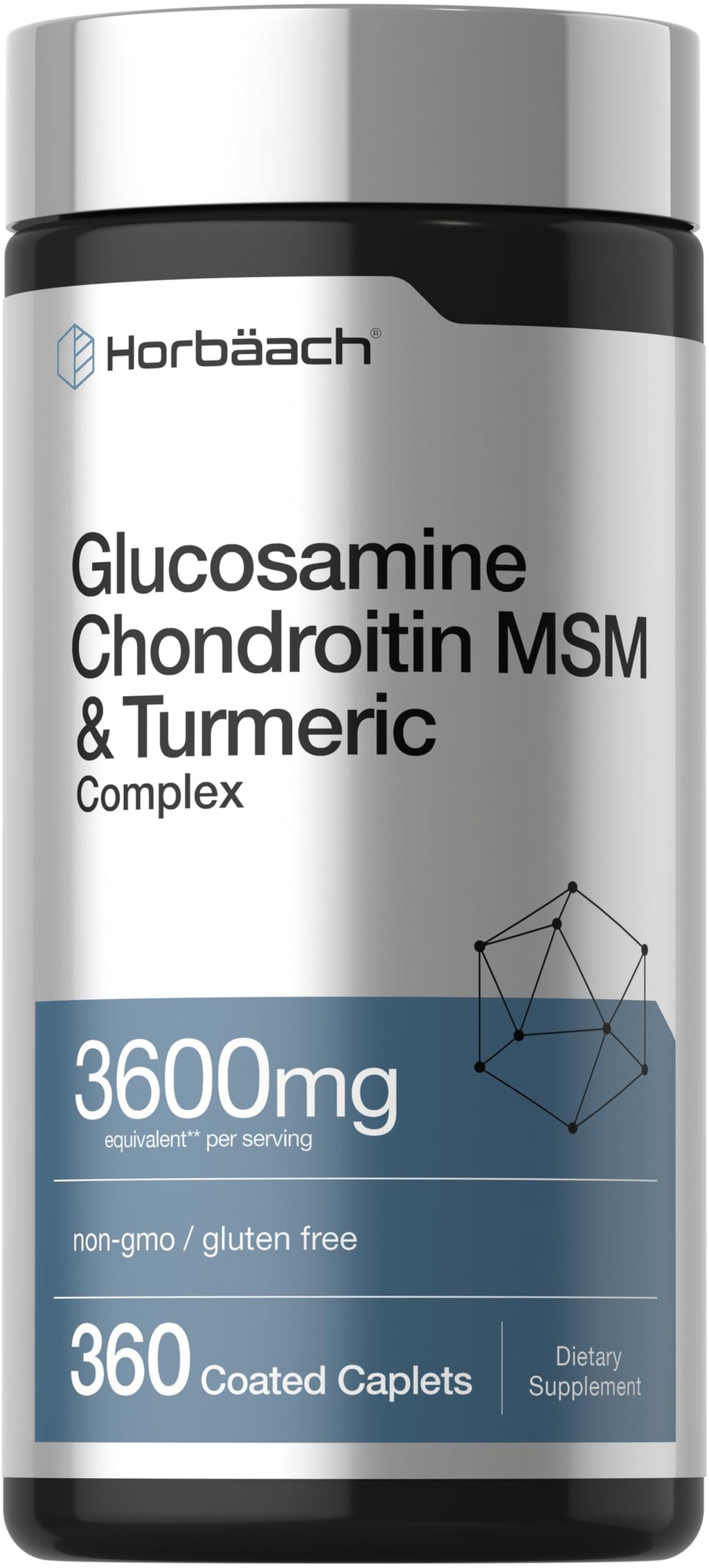 Horbäach Glucosamine Chondroitin MSM with Turmeric

