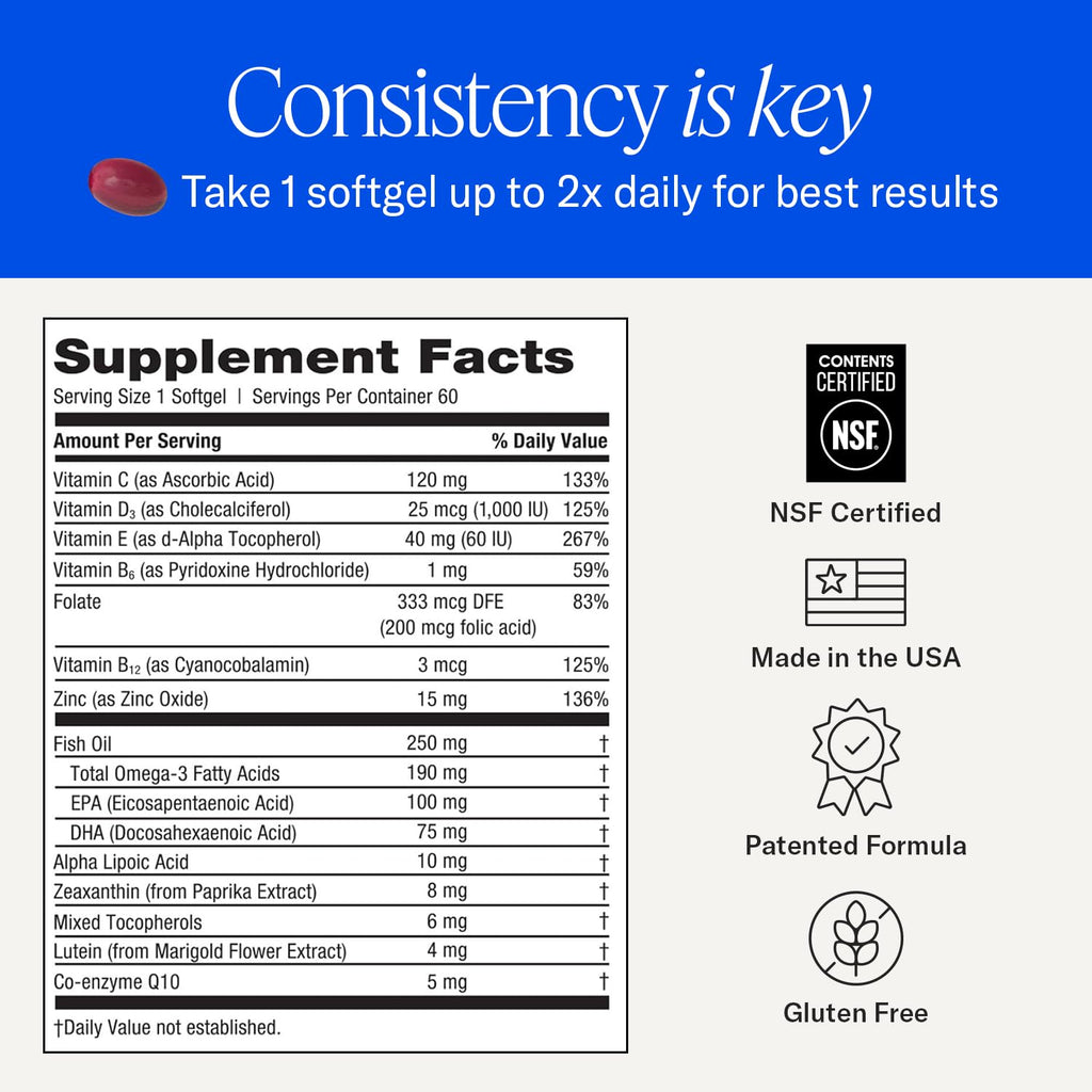 EyePromise Restore Eye Health Supplements for Aging Eyes

