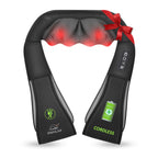 Snailax Cordless Shiatsu Neck Massager with Heat

