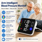 GUAEVER Blood Pressure Monitor - Rechargeable Upper Arm

