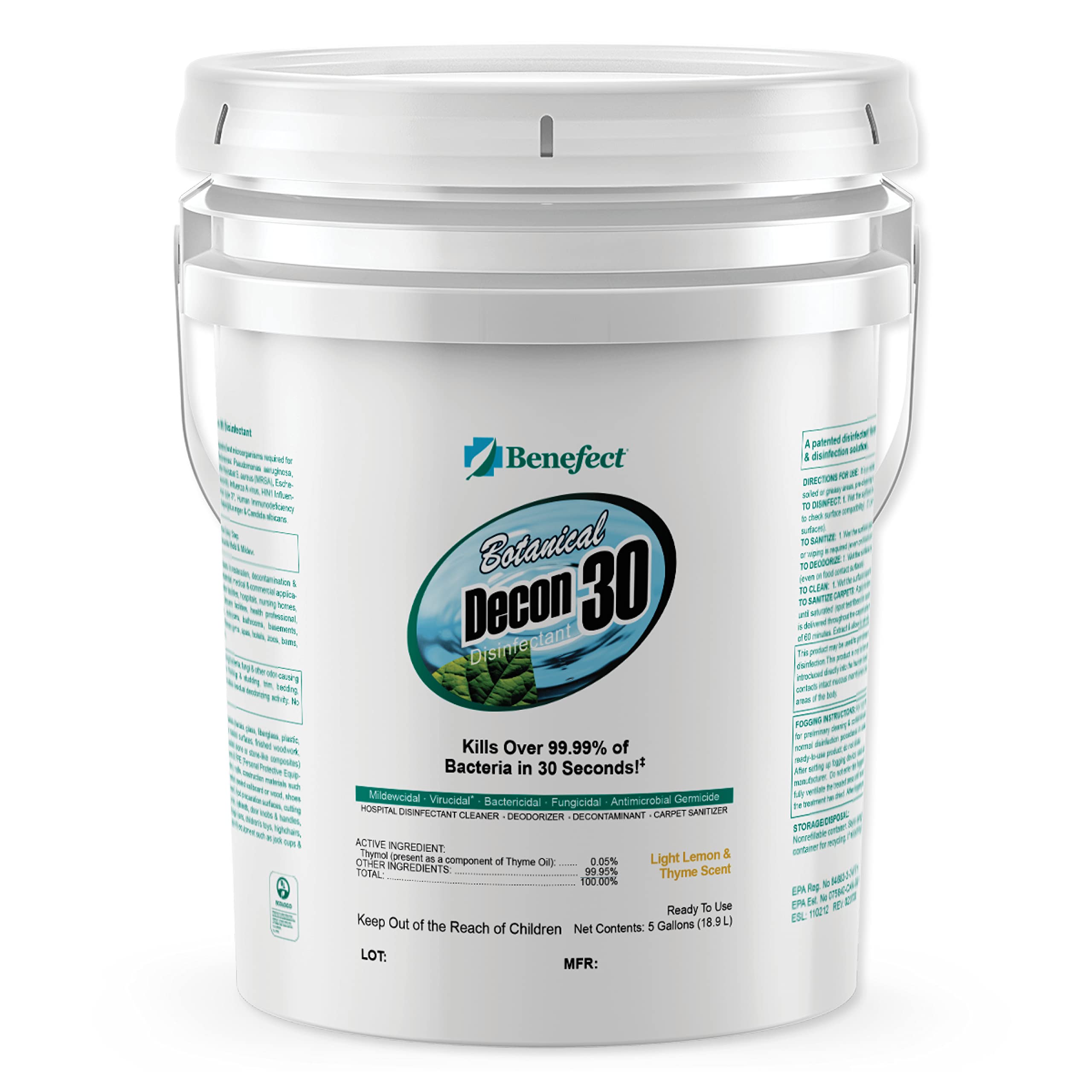 Benefect Botanical Decon 30 Disinfectant Cleaner All-Natural