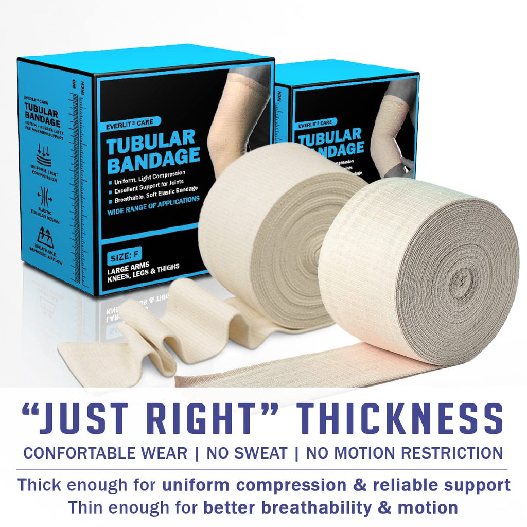EVERLIT Elasticated Tubular Bandage | Gentle Compression

