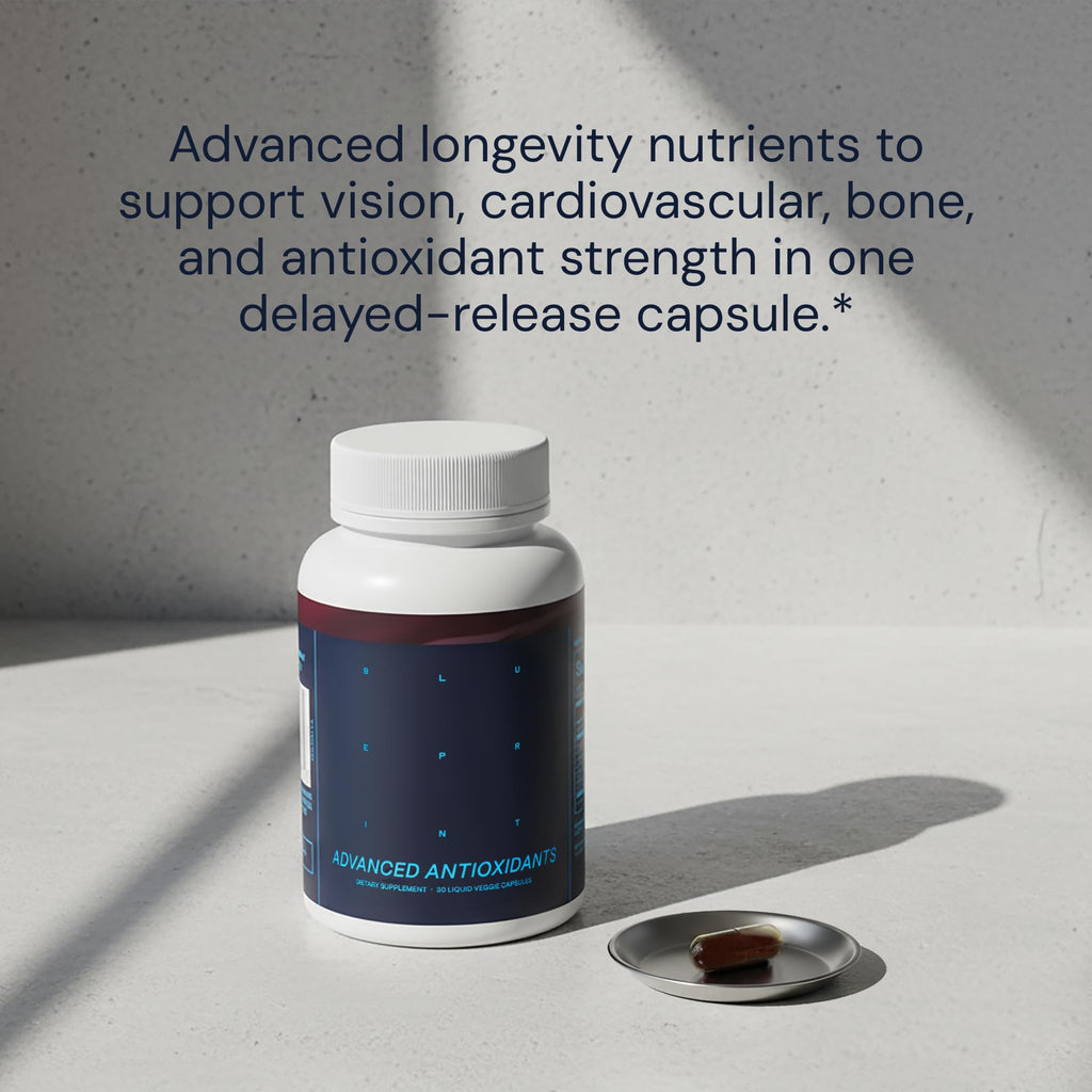 Antioxidant Supplement Blueprint Bryan Johnson for Vision

