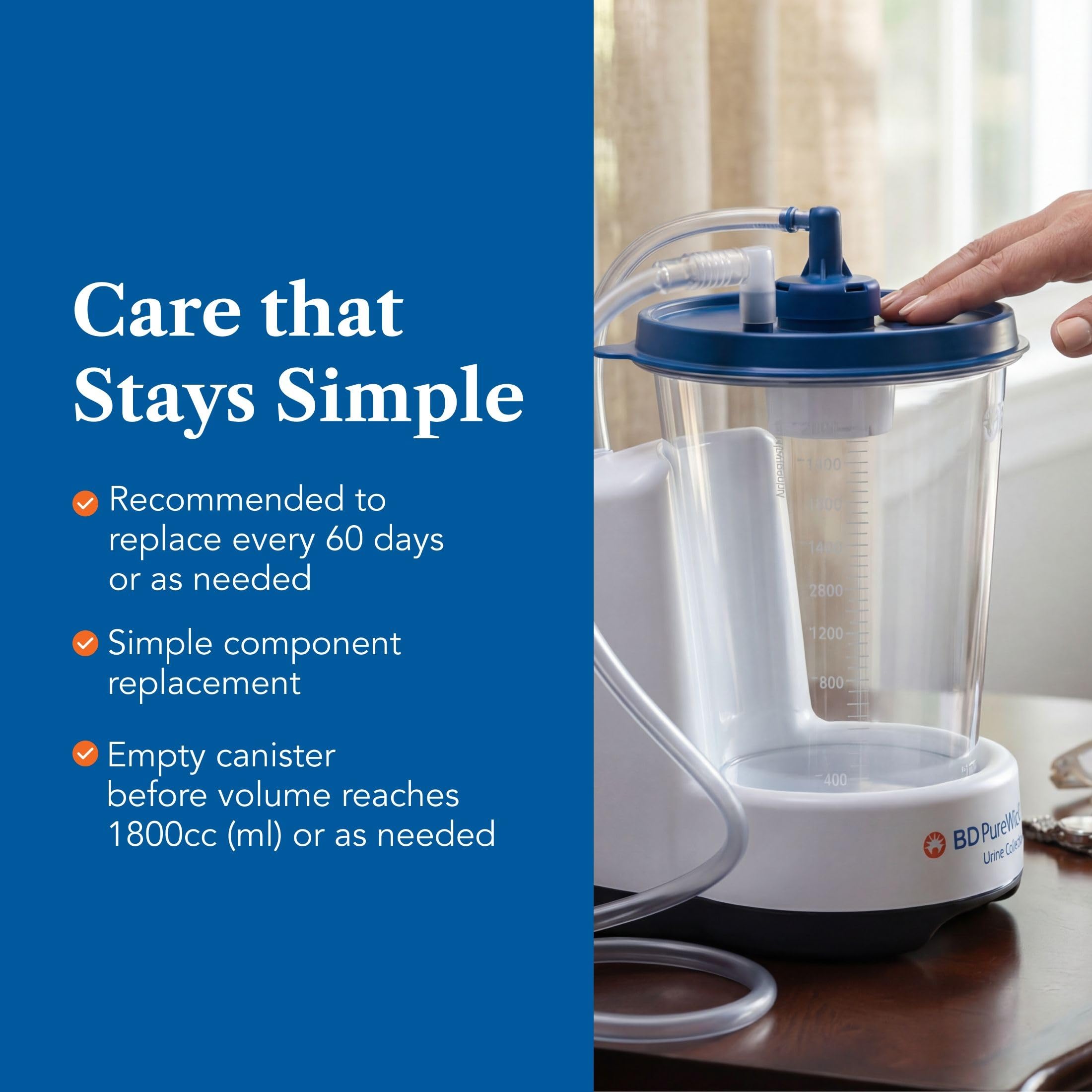 PureWick Urine Collection System Accessory Replacement Kit

