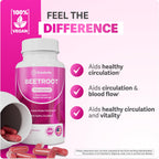 Beet Root Capsules by Rosabella - 1300mg Organic Beet Root

