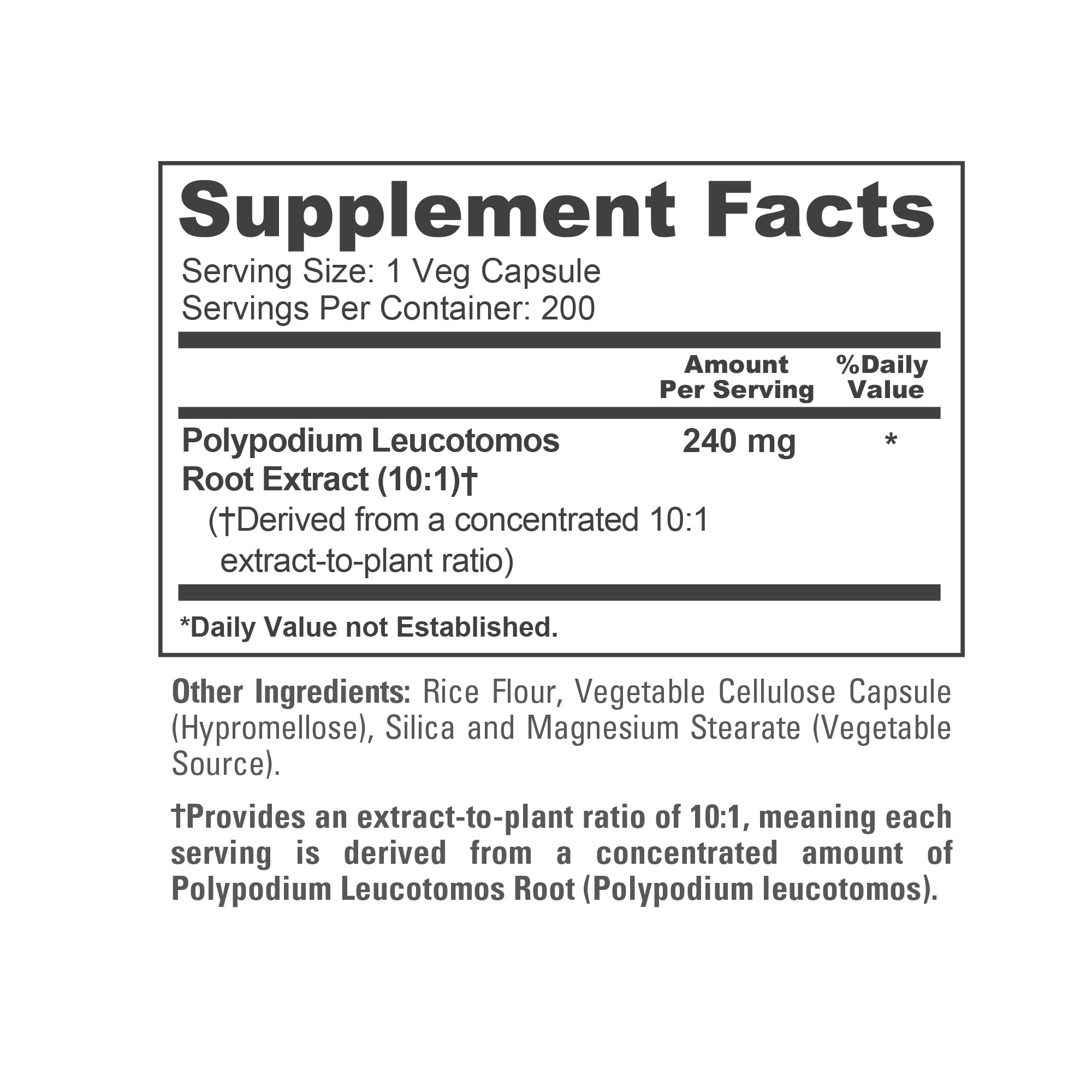 NusaPure Polypodium Leucotomos Supplement

